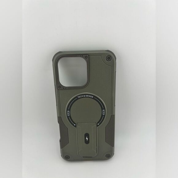 Rugged Armor iPhone 16 Pro Max Case – Heavy Duty with Kickstand & Magnetic Ring - Picture 6 of 9